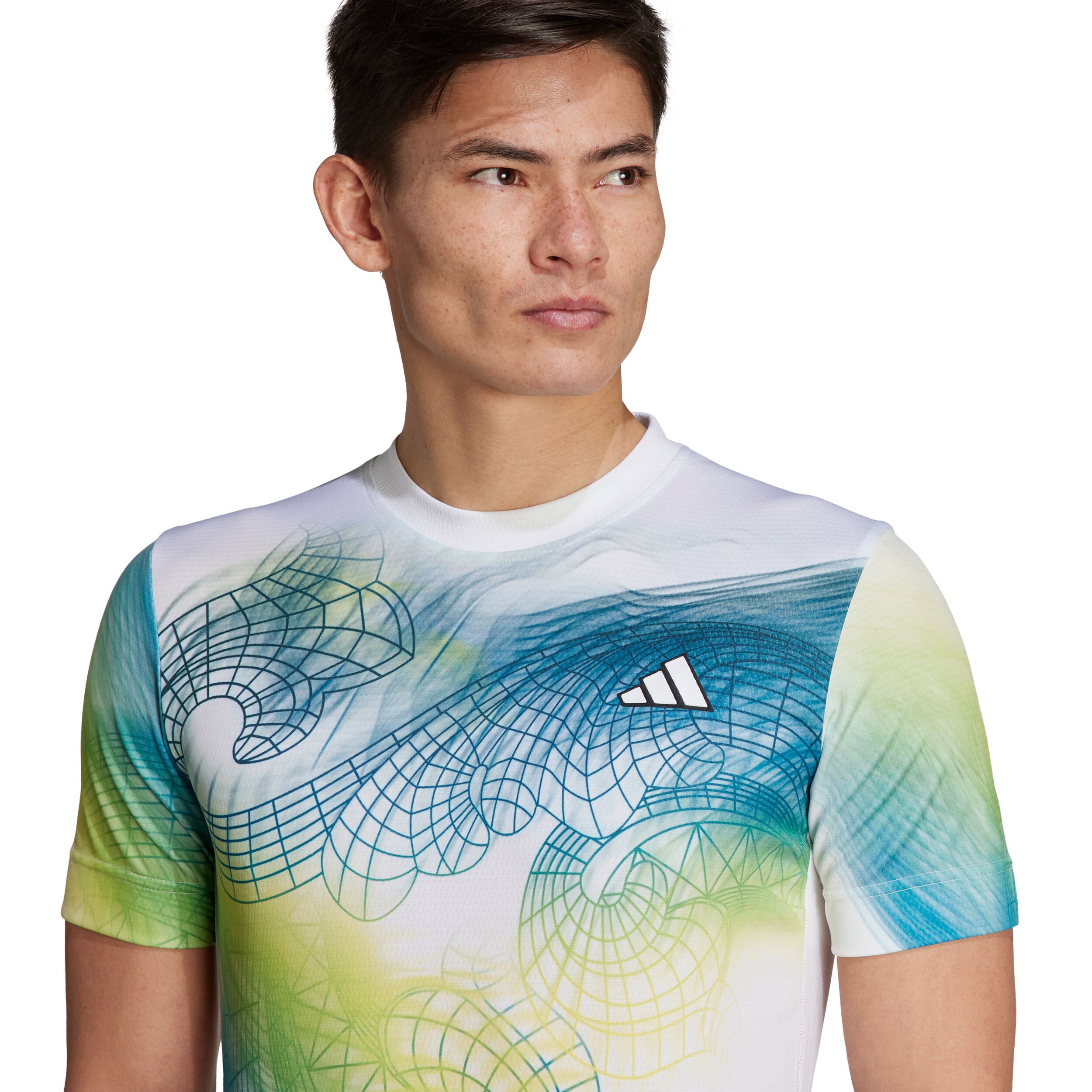 Printed Pro T Shirt Men Multicoloured