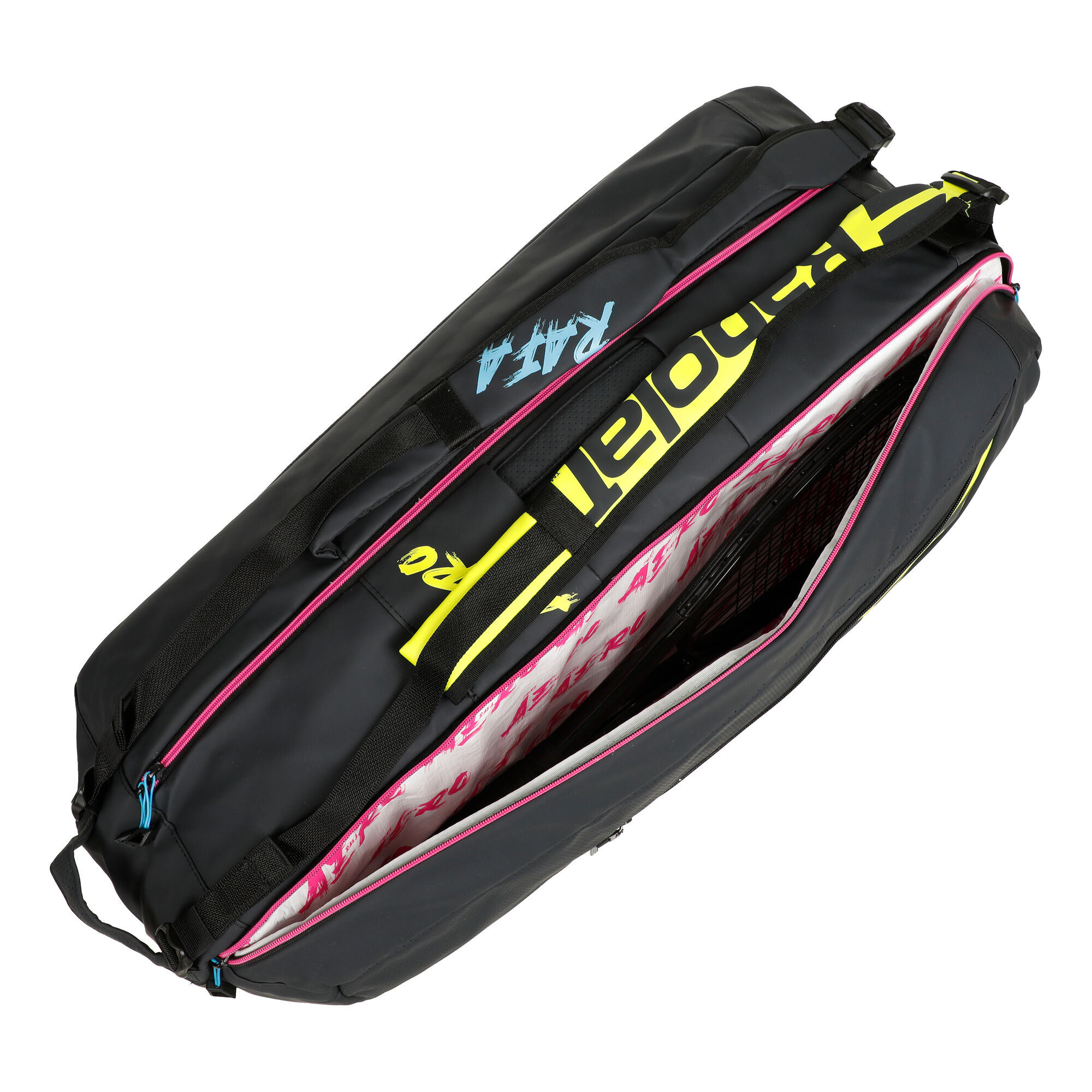 Rafael Nadal Pure Aero RH X6 Racket Bag - Black, Multicoloured