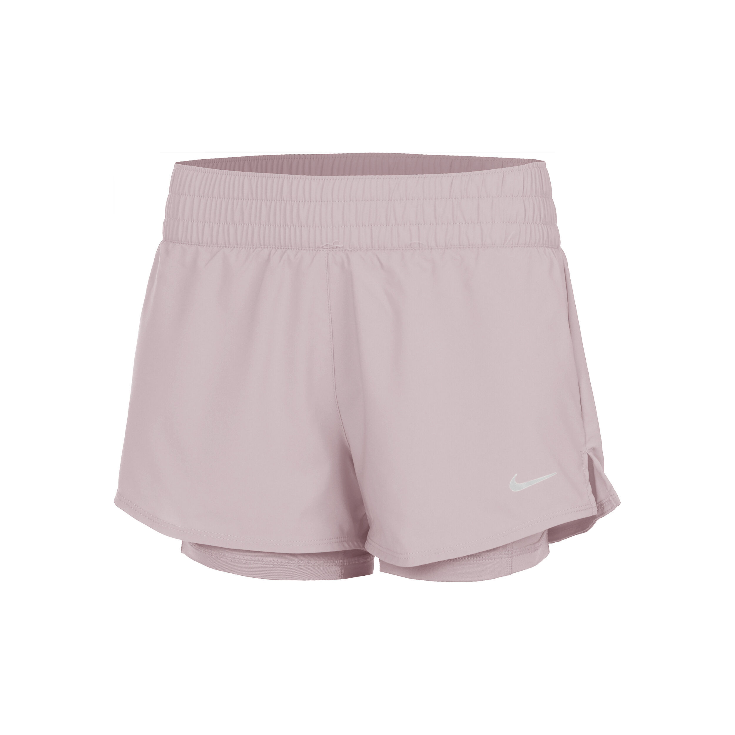 White and pink nike shorts clearance
