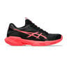 Solution Speed FF 4 All court shoe Women-black, neon pink