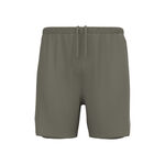 Odlo Clothing Odlo Essential 6in 2in1 Running Shorts Men-Khaki