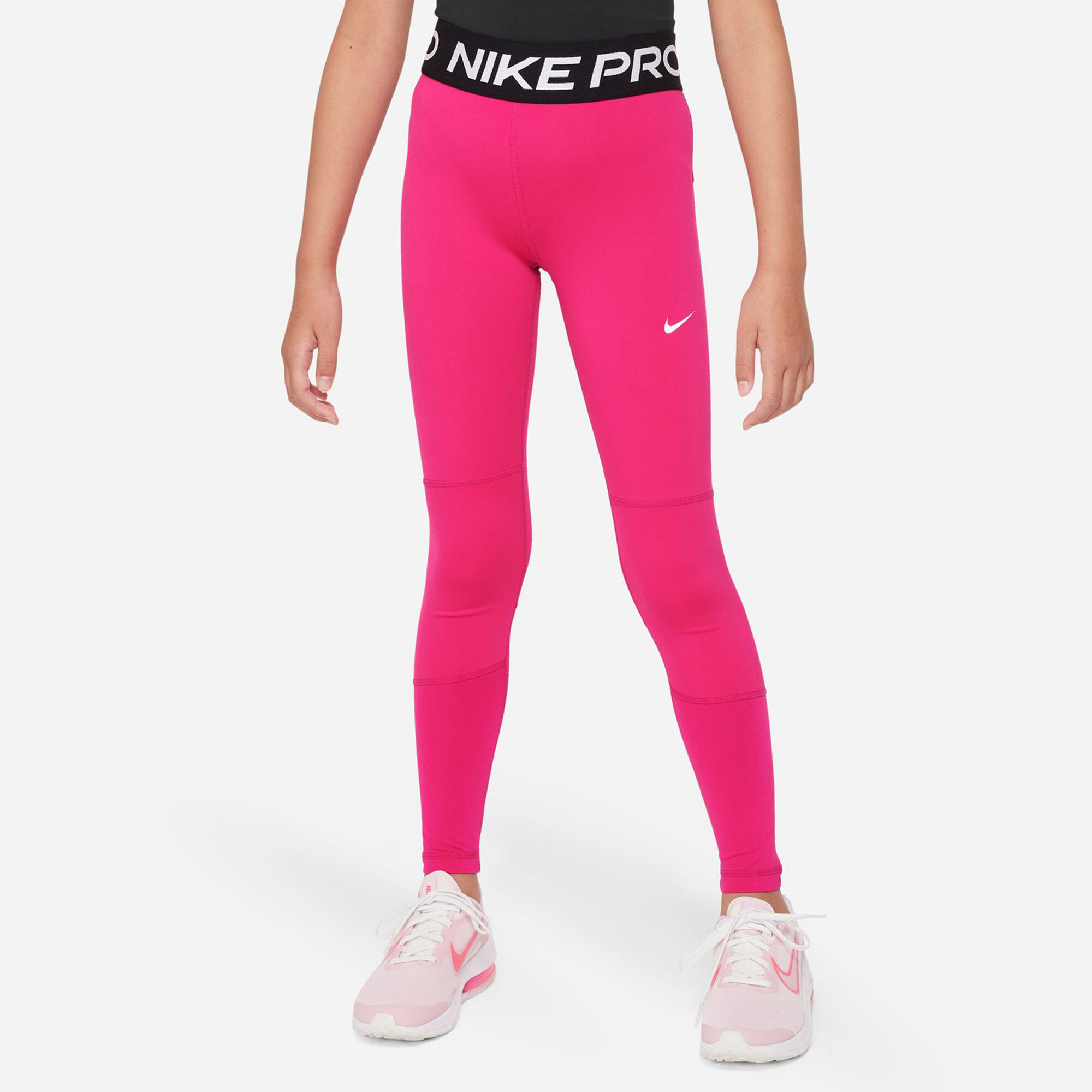 Lány nadrág Nike Pro G Tight - playful pink/black/white, Tennis Zone