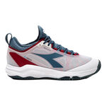 Diadora Tennis shoes Diadora  Speed Blushield Fly 4 + Clay court shoe Men-white,petrol